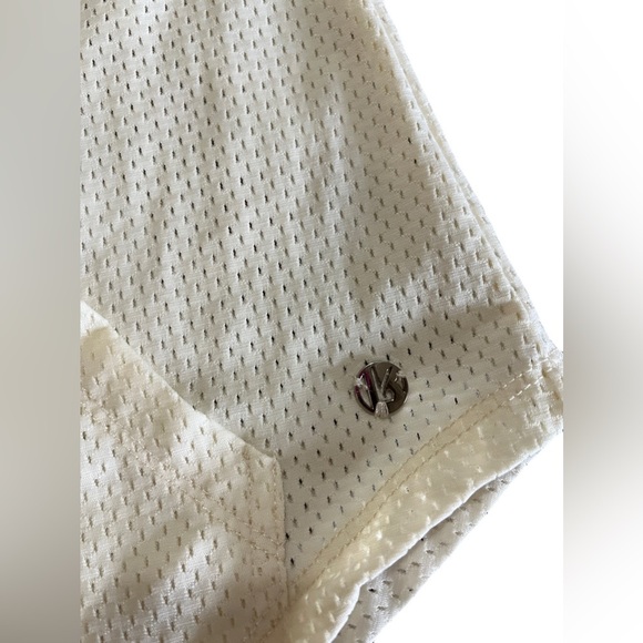 Buffbunny women’s small Spice mesh stretch hooded jacket, ivory - Picture 2 of 5